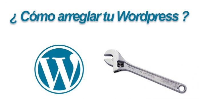 arreglar wordpress